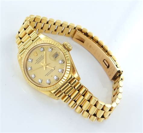 rolex datejust damenuhr gold|Rolex Datejust price chart.